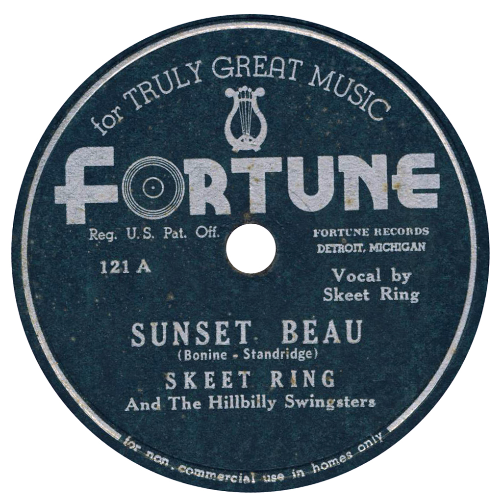 Fortune 121-A "Sunset Beau" by Skeet Ring and the Hillbilly Swingsters