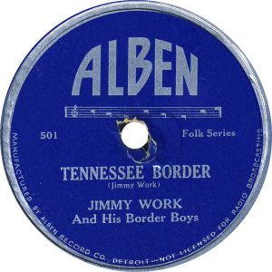 Tennessee Border by Jimmy Work