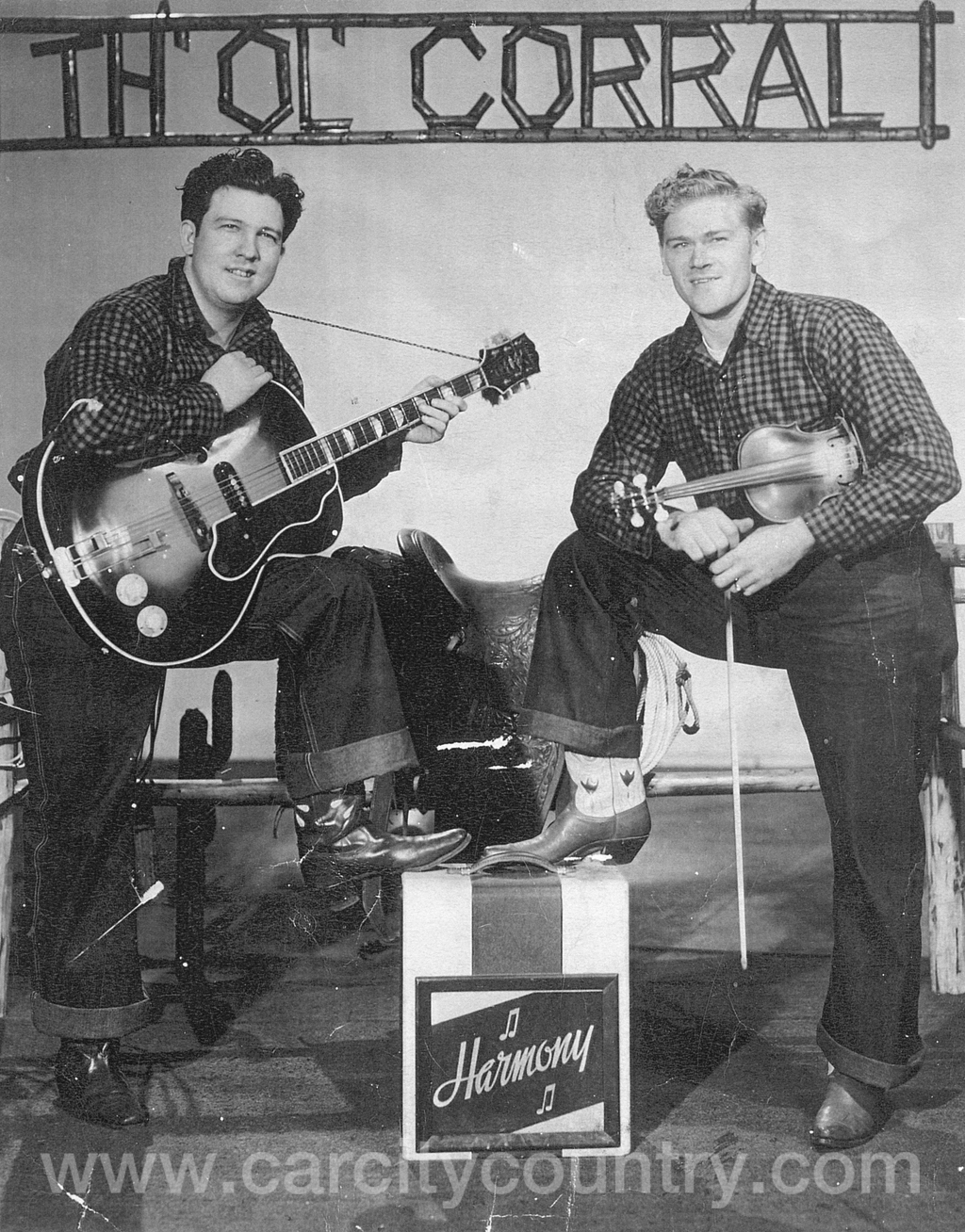 Tommy Odom and Frankie Brumbalough, ca. 1950