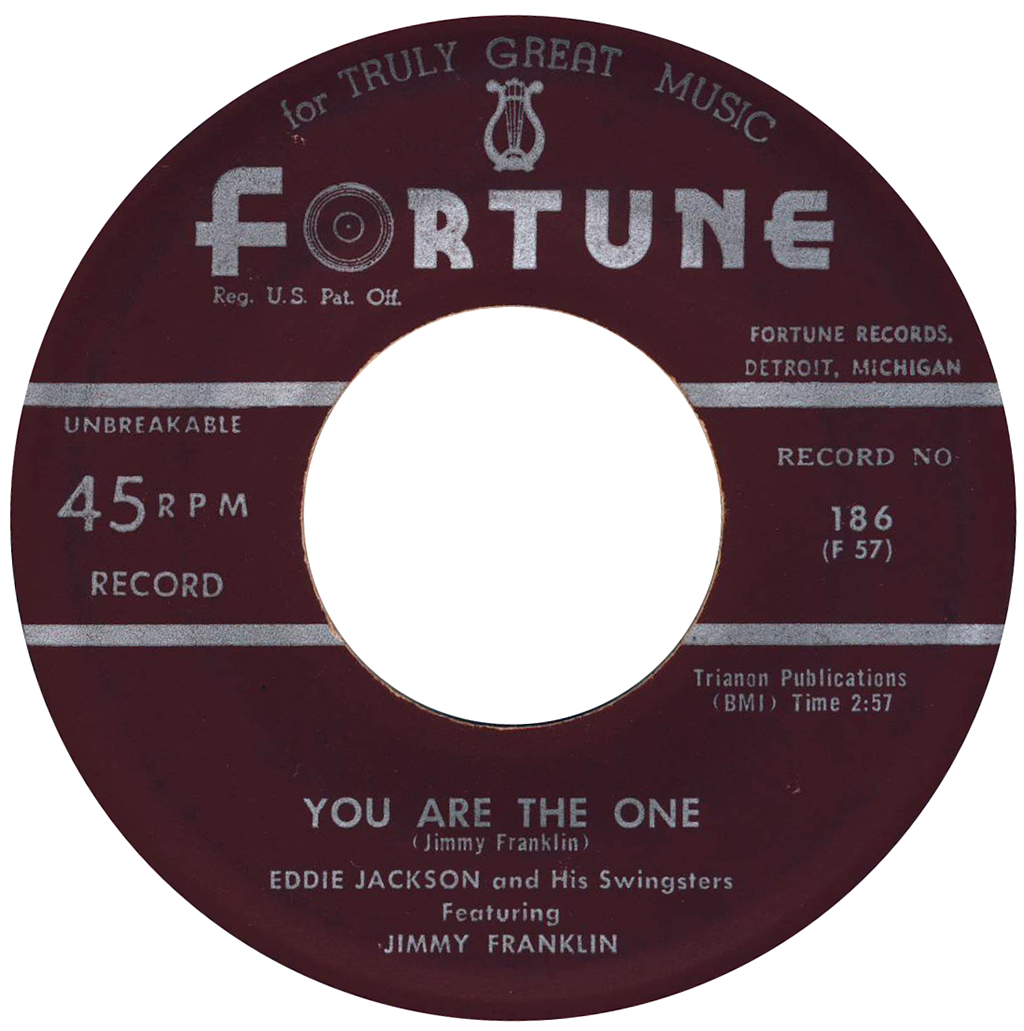 "You Are The One" by Eddie Jackson and His Swingsters (Fortune 186)