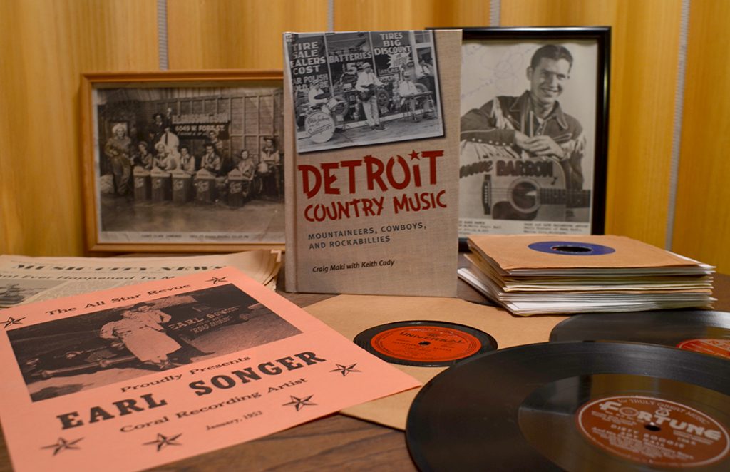 Detroit Country Music book display - photograph by Craig Maki