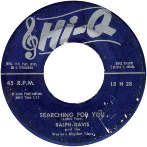 Searching For You by Ralph Davis and the Western Rhythm Boys