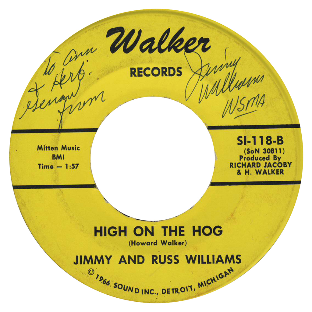"High On The Hog" by Jimmy and Russ Williams, Walker 118